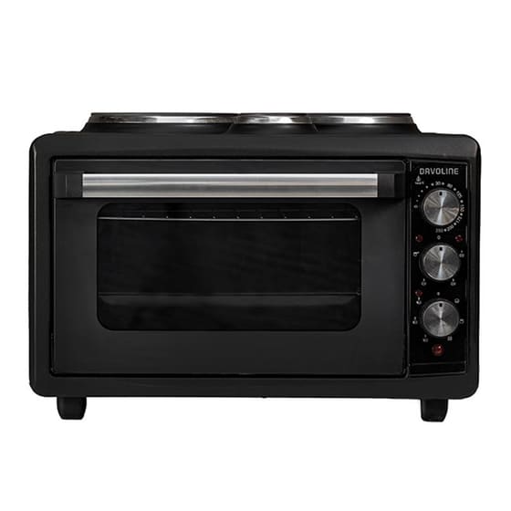 DAVOLINE 3403 EM / BL Fornetto 34 Lt Μαύρο Ηλεκτρικό Κουζινάκι image 0