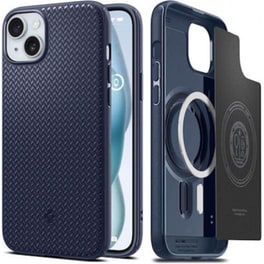 Θήκη Apple iPhone 15 Plus - Spigen MagSafe Armor - Navy Μπλε