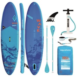 Φουσκωτή Σανίδα SUP Aquatone  335 x 81 - Μπλε