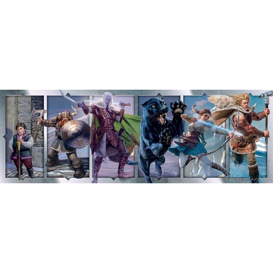 Παζλ Clementoni Panorama High Quality Collection Dungeons & Dragons - Compact Box (1000 Κομμάτια) image 1