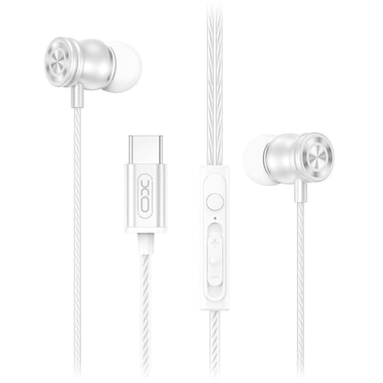 Ακουστικά Handsfree XO EP80 USB-C - Λευκό image 0