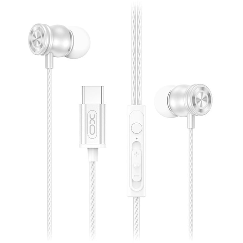 Ακουστικά Handsfree XO EP80 USB-C - Λευκό XO