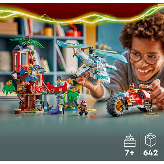 LEGO® NINJAGO® Μάχη στο Δεντρόσπιτο με Νίντζα Οχήματα (71857) image 1