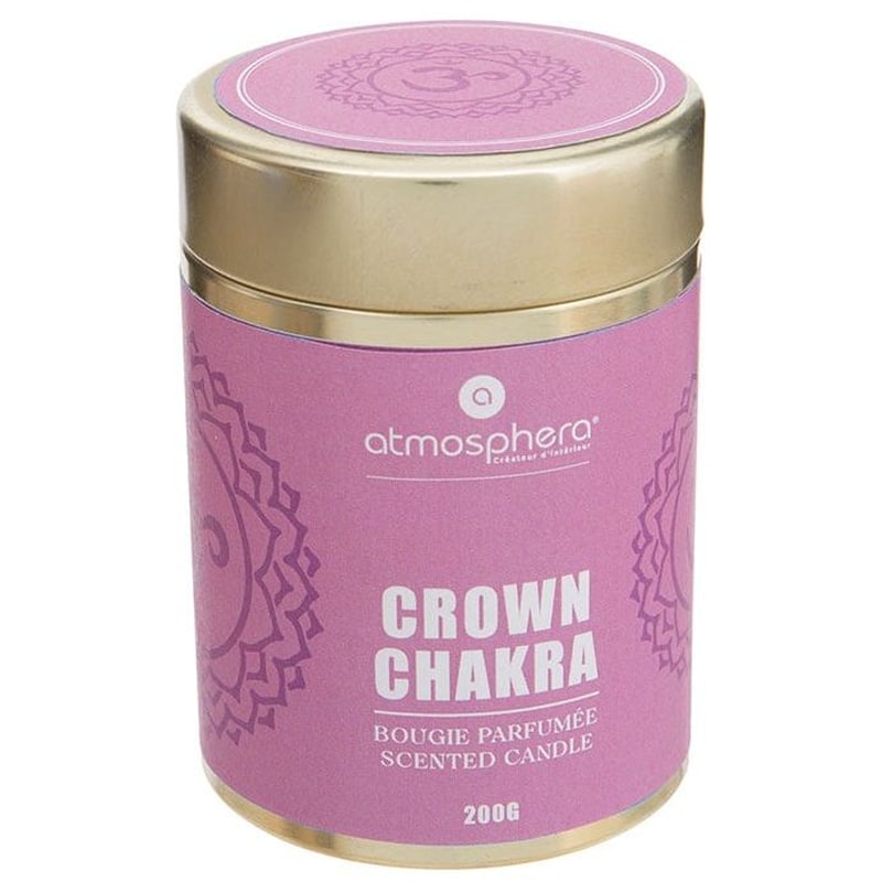 SPITISHOP Αρωματικό Κερί Spitishop A-s Purple 192727f Chakra 7.5x10.5cm - Μωβ