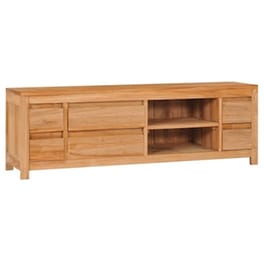 Έπιπλο Τηλεόρασης Vidaxl Μασίφ Ξύλο  120x30x40 cm - Καφέ
