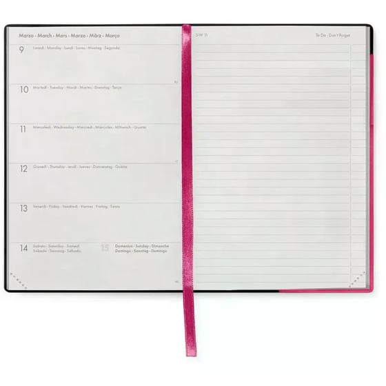 Ημερολόγιο Εβδομαδιαίο Legami 2026 12Μ Medium με Σημειωματάριο Raspberry image 3
