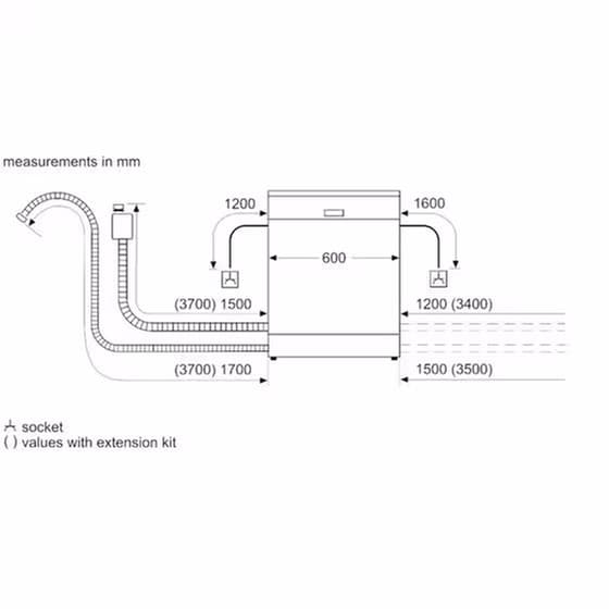 BOSCH SMS4ENI06E για 13 σερβίτσια Inox Πλυντήριο Πιάτων image 10