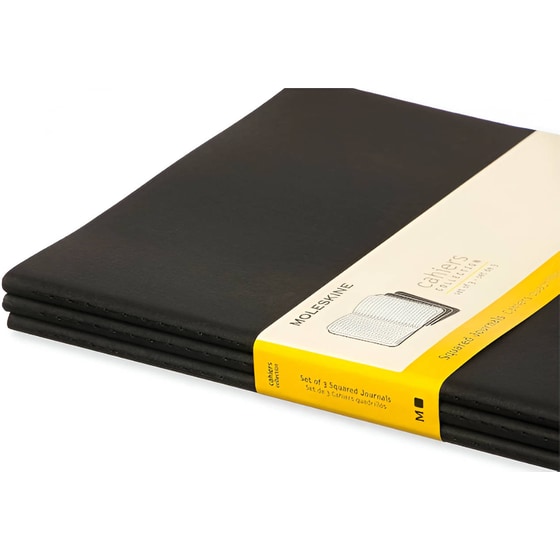 Σημειωματάριο Moleskine Cahier Journal Μαύρο Large (3 Τεμάχια) image 2