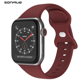 Λουράκι Sonique Σιλικόνης για Apple Watch 41mm - Μπορντό