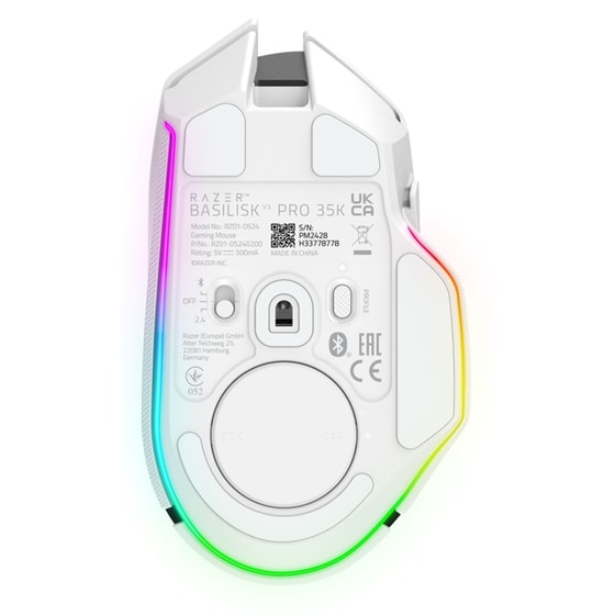 Razer Basilisk V3 Pro 35K RGB Gaming Ασύρματο Ποντίκι - Λευκό image 3