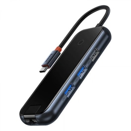Baseus AcmeJoy USB Hub Adapter 5 σε 1 συμβατό με USB-C  (WKJZ010113)