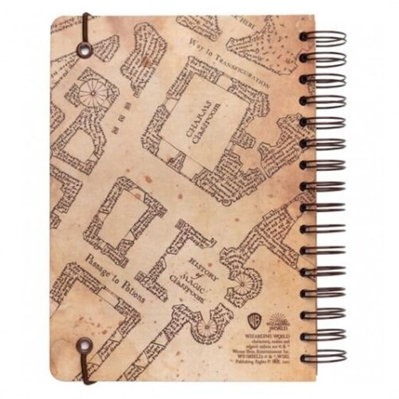 Σημειωματάριο Erik Σπιράλ Harry Potter The Marauder’s Map image 3
