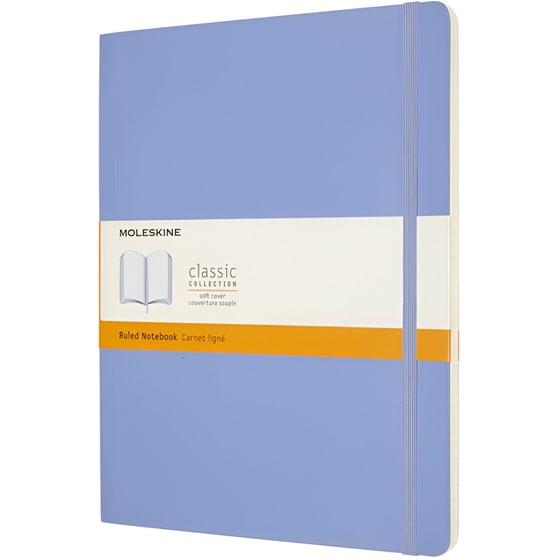 Σημειωματάριο Moleskine Ριγέ Hydrangea Blue XL (1 Τεμάχιο) image 0