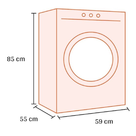SANGIORGIO SG710 7 kg 1.000 Στροφές Λευκό Πλυντήριο Ρούχων image 1