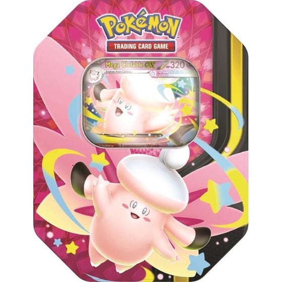 Pokémon TCG: Mega Moonlit Tin Mega Clefable Ex image 0