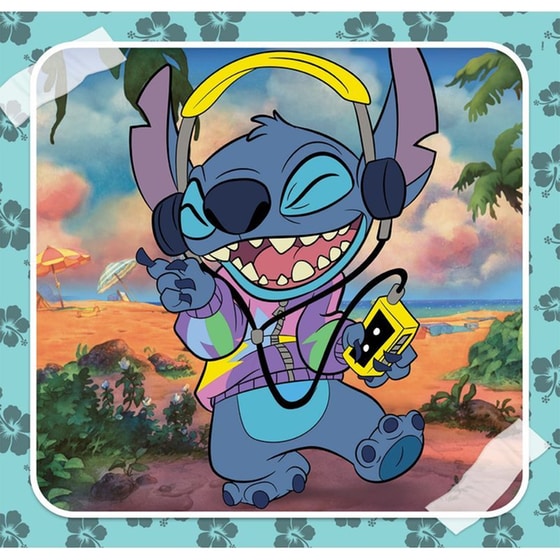Παιδικό Παζλ Clementoni Super Color Disney Stitch (3x48 Κομμάτια) image 2