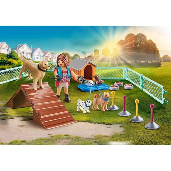 PLAYMOBIL® City Life Gift Set Εκπαιδεύτρια Σκύλων (70676) image 2