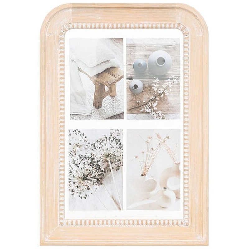 SPITISHOP Κορνίζα Τοίχου Spitishop Ξύλινη 31x2.5x44 cm - Μπεζ