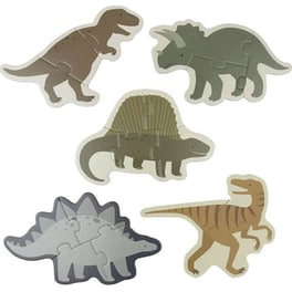 Σετ Παζλ Α Little Lovely Company 5 Dinosaurs Pgpudi06  (3/3/4/4/5 Τμχ)