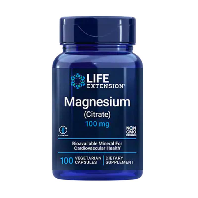 Μέταλλα Life Extension Magnesium (Citrate) 100mg - 100 κάψουλες