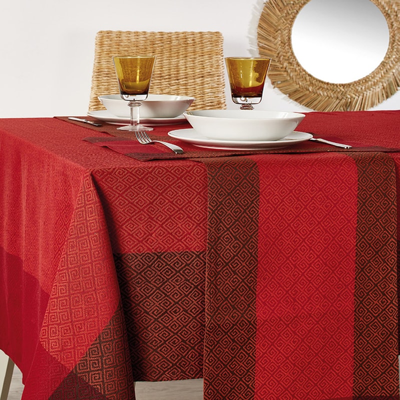 WHITEGG Σουπλά Whitegg από Βαμβάκι 32x48 cm - Κόκκινο