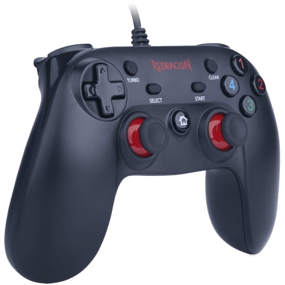 Redragon Saturn G807 Ενσύρματο Χειριστήριο για PC και PS3 - Μαύρο image 1