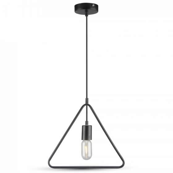 Φωτιστικό Οροφής Μονόφωτο Χατζηκοντίδης C10 Triang2 Μεταλλικό - Μαύρο image 0