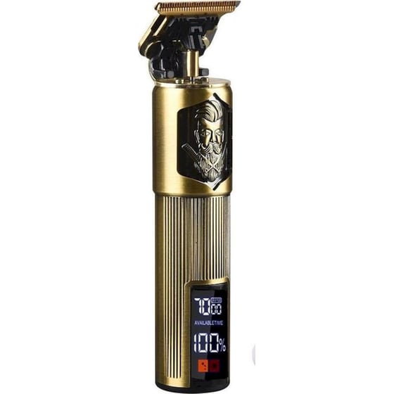 ANDOWL Q-TF9 Κουρευτική Μηχανή  Επαναφορτιζόμενη Χρυσή image 2