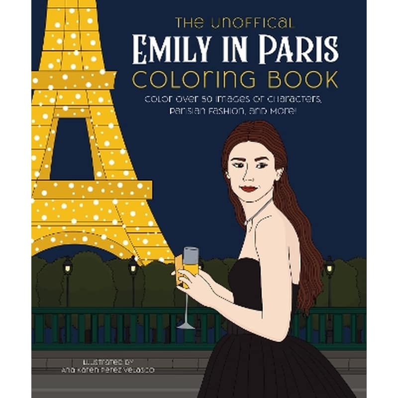 The Unofficial Emily in Paris Coloring Book