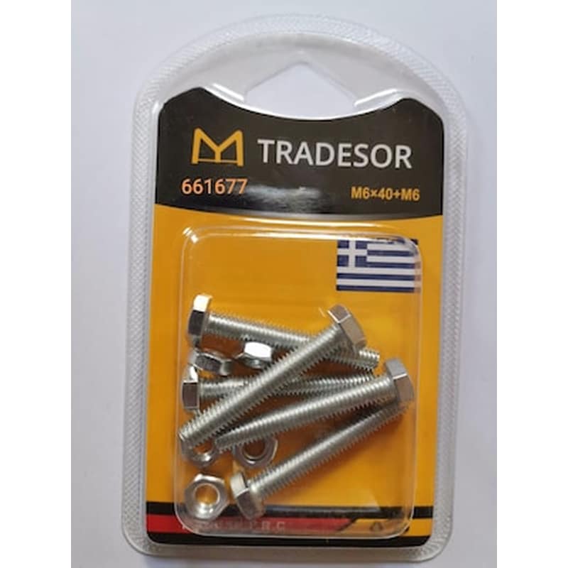 TRADESOR Σετ - Βίδες - 6x40mm