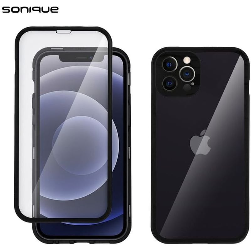 Θήκη Apple iPhone 12 - Sonique Magnetic 360° Full Protector - Μαύρο