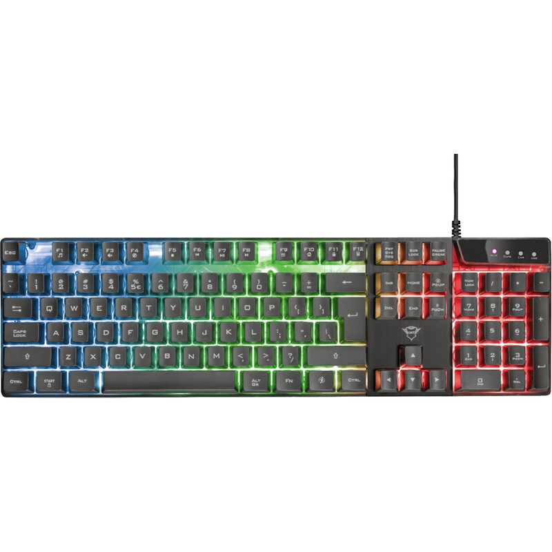 Pack Gaming 2in1 Trust GXT838 Azor Teclado + Ratón LED Multicolor. PC  GAMING