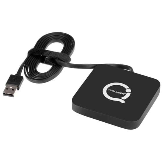 Ασύρματος Φορτιστής Oem f1-blk Mini Qi 1A Micro Usb  - Black image 3