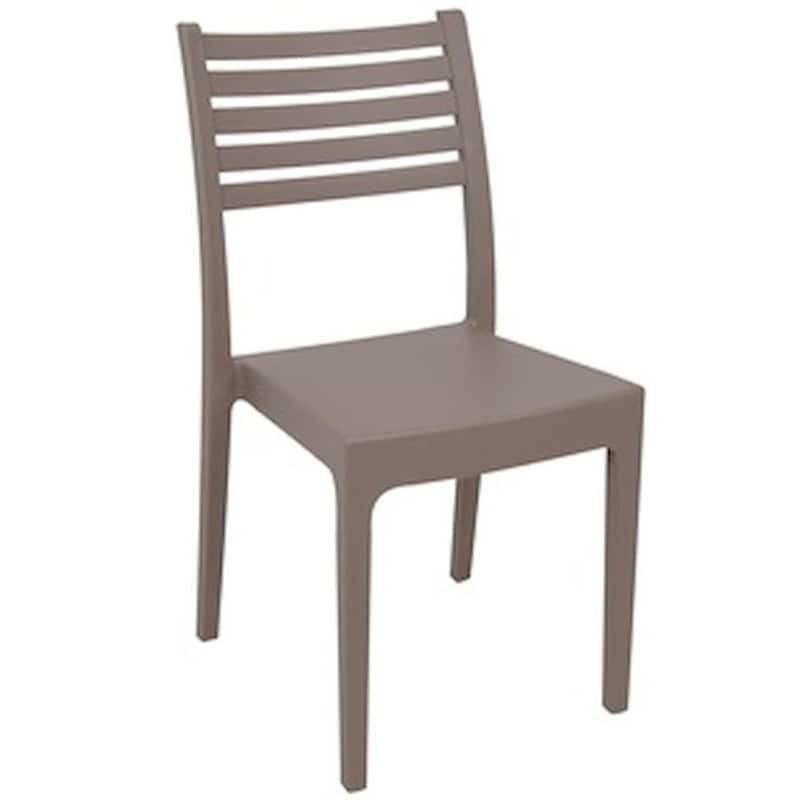 WOODWELL Καρέκλα Woodwell Πλαστική Tortora C10984 46x52x86cm - Μπεζ