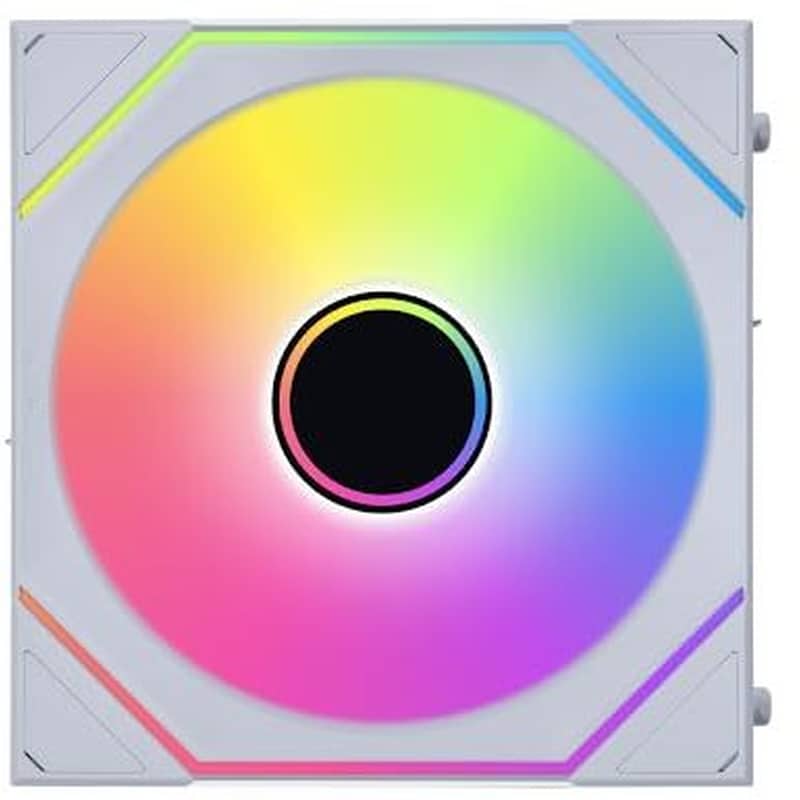 Case Fan Lian Li UNI SL-INF Wireless 120 με ARGB Φωτισμό και Σύνδεση 4-Pin PWM - Λευκό
