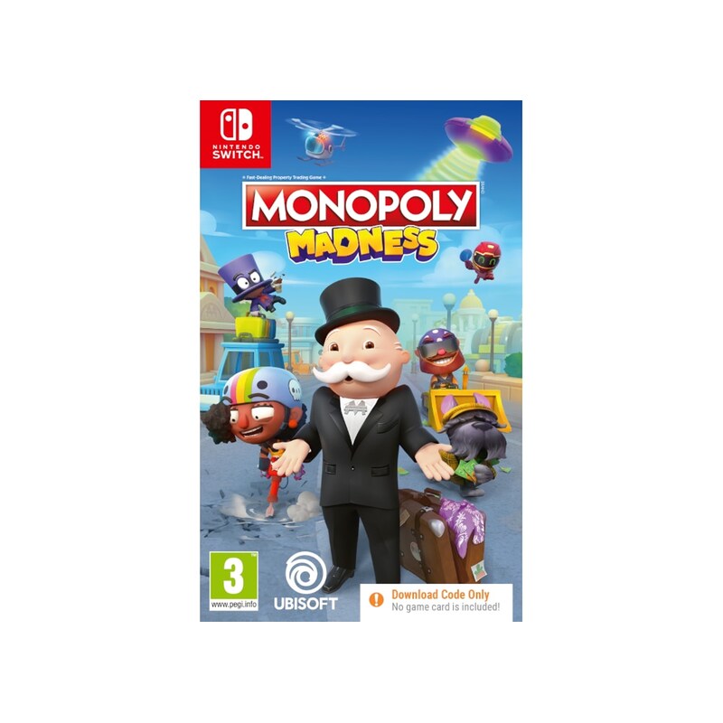 Nintendo Switch Game – Monopoly Madness (Code In A Box)
