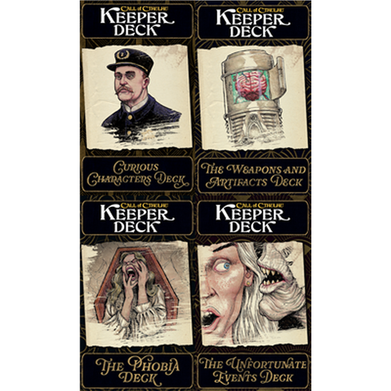 CHAOSIUM Call Of Cthulhu Keeper Decks 2nd Edition