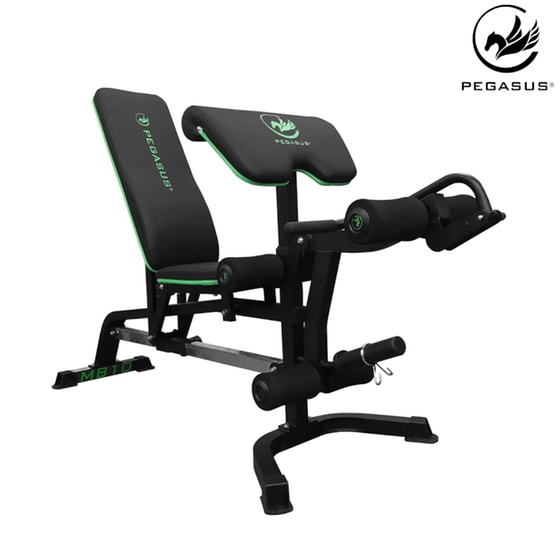 Ρυθμιζόμενος Πάγκος Γυμναστικής Pegasus Mb10 Λ-5834, 83x70x120 cm - Μαύρο/Ασημένιο image 2