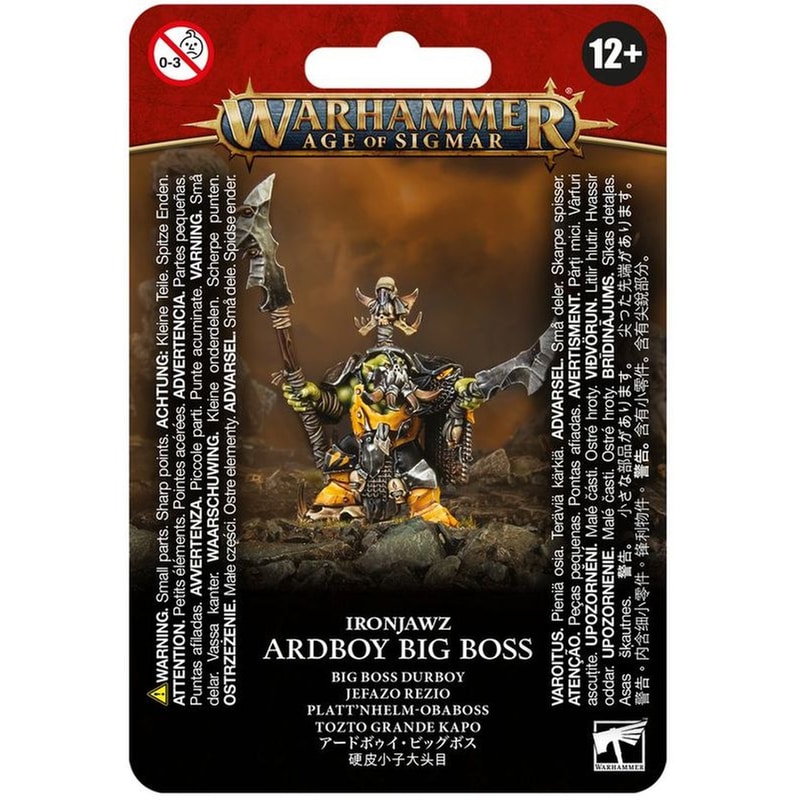 Orruk Warclans: Ardboy Big Boss Warhammer 40k GAMES WORKSHOP