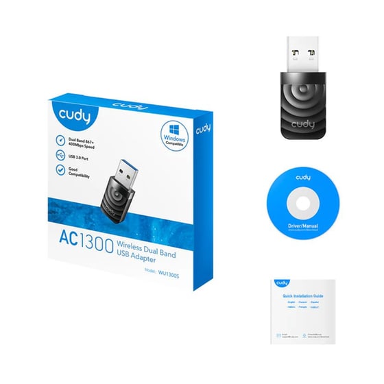 Cudy Usb 3.0 Wireless Αντάπτορας Δικτύου Ac1300  Wu1300s image 3