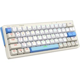 Armaggeddon Gmk-100 Mech Gaming Μηχανικό Aσύρματο Πληκτρολόγιο RGB - Λευκό (US)