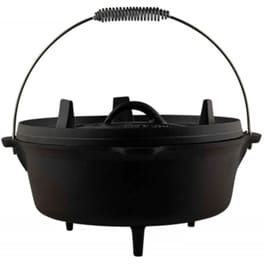 Μαντεμένια Γάστρα Dutch Oven THE WINDMILL TWM011 8.5 L Μαύρο
