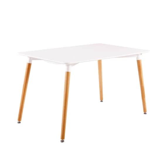 Τραπεζάκι Σαλονιού Woodwell από MDF 120x80x73cm - Λευκό image 0
