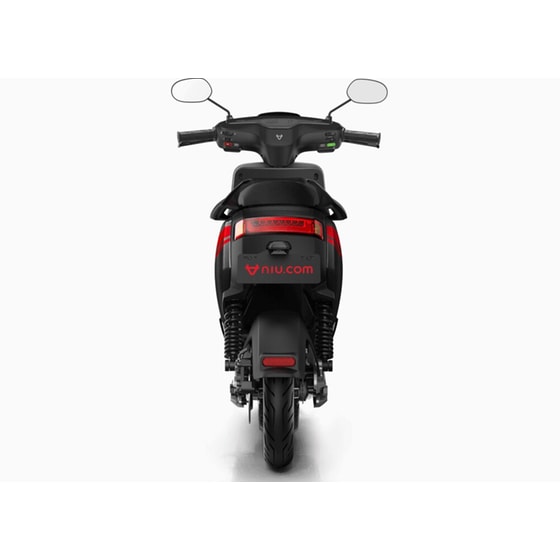 Ηλεκτρικό Μηχανάκι Σκούτερ Niu MQI+ Sport - Μαύρο/Κόκκινο image 3