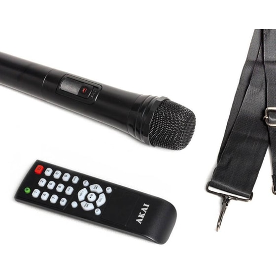 Party Speaker Akai SS022A-X6 30W Karaoke με Ασύρματo Μικρόφωνo - Μαύρο image 21