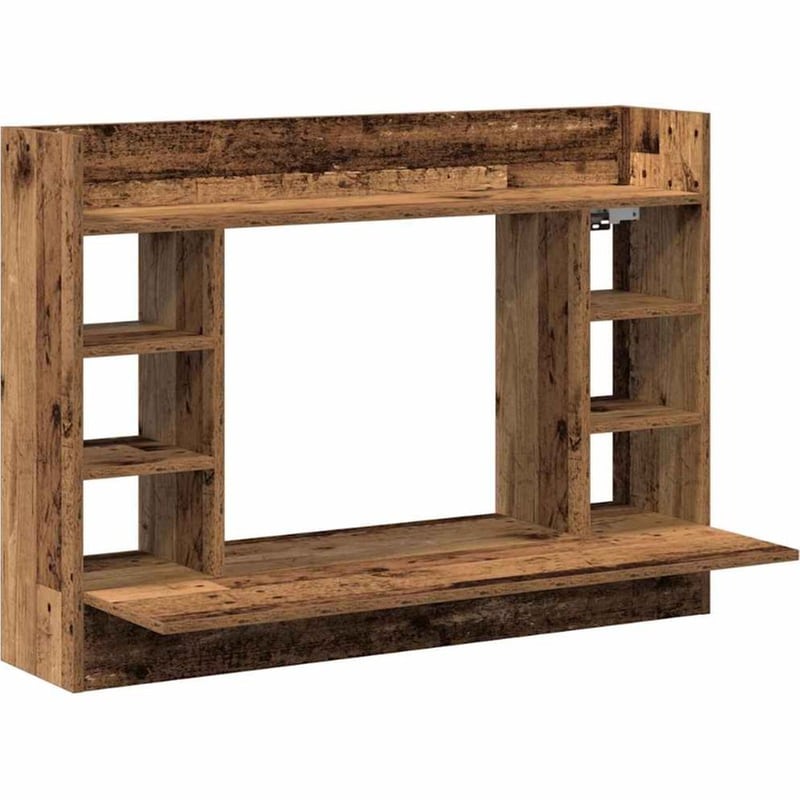Επιτοίχιο Γραφείο VidaXL 105x48x75 cm - Παλιό Ξύλο