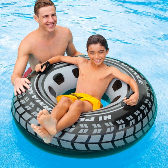 Φουσκωτό Ring Intex Ρόδα 114 cm  - Μαύρο image 1