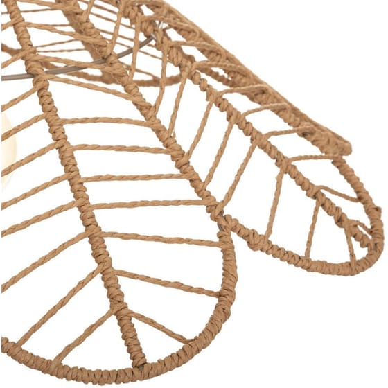 Φωτιστικό Οροφής Μονόφωτο Spitishop 178910 Μεταλλικό/Χάρτινο - Μπεζ image 3