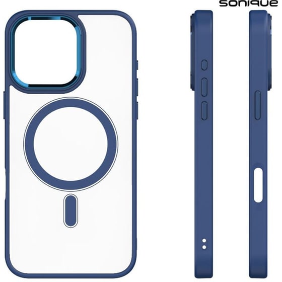 Θήκη Apple iPhone 16 Pro Max - Sonique Magnetic MagMetal  - Blue image 0