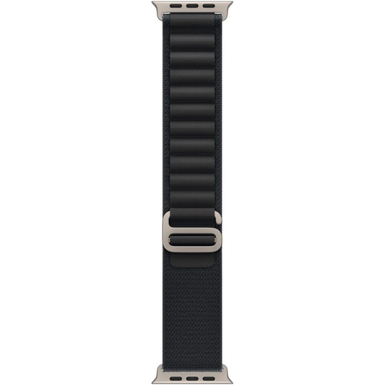 Λουράκι Apple Alpine Loop M για Apple Watch 49mm - Black with Natural Titanium Finish image 0